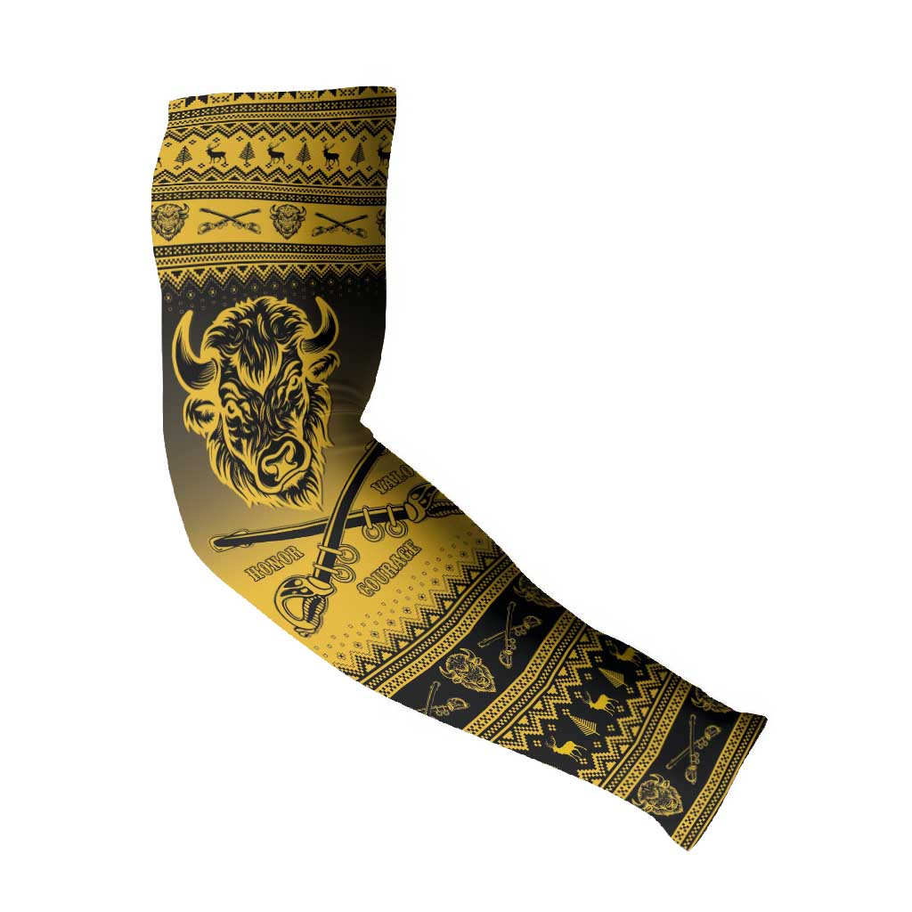 Buffalo Soldiers Christmas Arm Sleeves 9th Cavalry Regiment