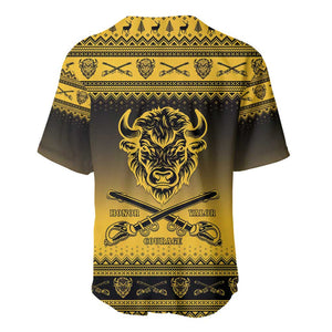 Afro Christmas Buffalo Soldiers Baseball Jersey 9th Cavalry Regiment - African Pride