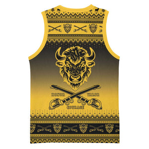 Afro Christmas Buffalo Soldiers Basketball Jersey 9th Cavalry Regiment LT15