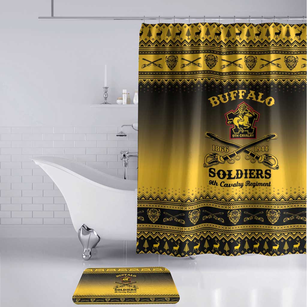 Buffalo Soldiers Christmas Bathroom Set 9th Cavalry Regiment