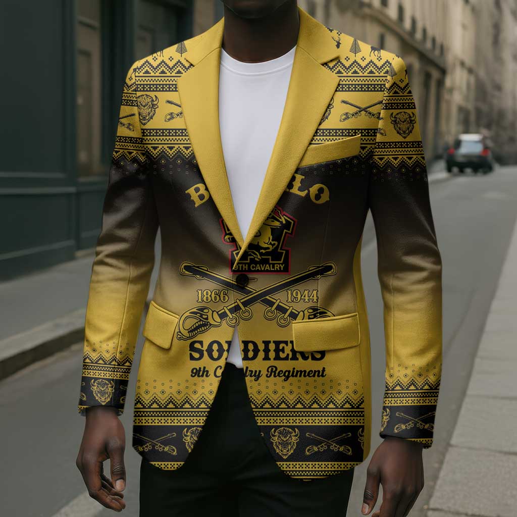Buffalo Soldiers Christmas Blazer 9th Cavalry Regiment
