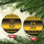 Afro Christmas Buffalo Soldiers Ceramic Ornament 9th Cavalry Regiment - African Pride