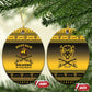 Afro Christmas Buffalo Soldiers Ceramic Ornament 9th Cavalry Regiment - African Pride