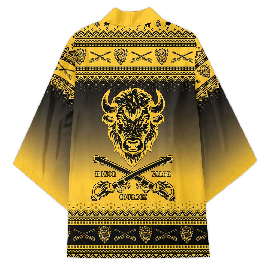 Buffalo Soldiers Christmas Kimono 9th Cavalry Regiment