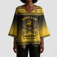 Buffalo Soldiers Christmas Kimono Sleeve Blouse 9th Cavalry Regiment