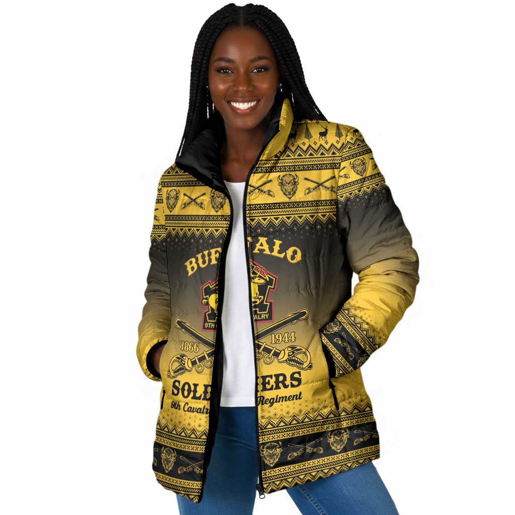 Buffalo Soldiers Christmas Padded Jacket 9th Cavalry Regiment