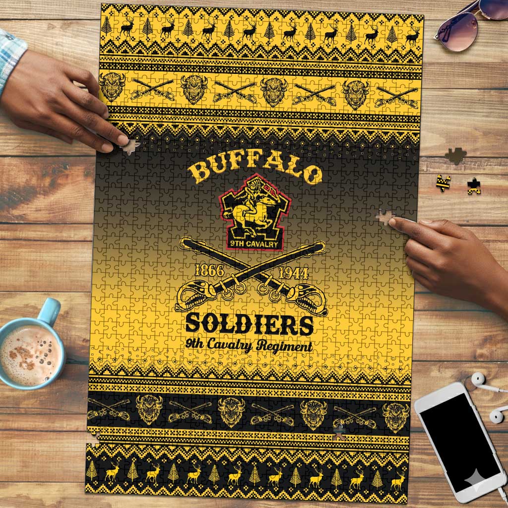 Buffalo Soldiers Christmas Puzzle 9th Cavalry Regiment