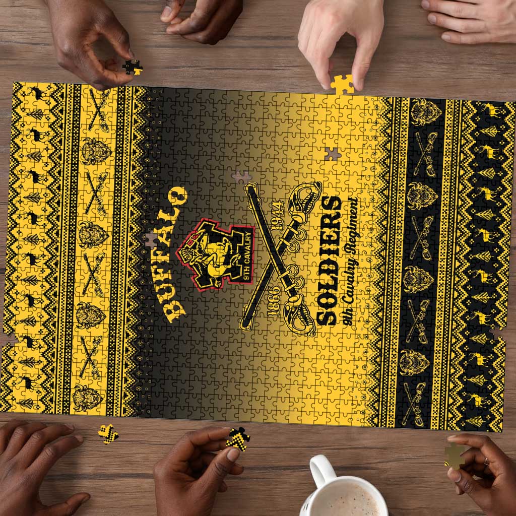 Buffalo Soldiers Christmas Puzzle 9th Cavalry Regiment