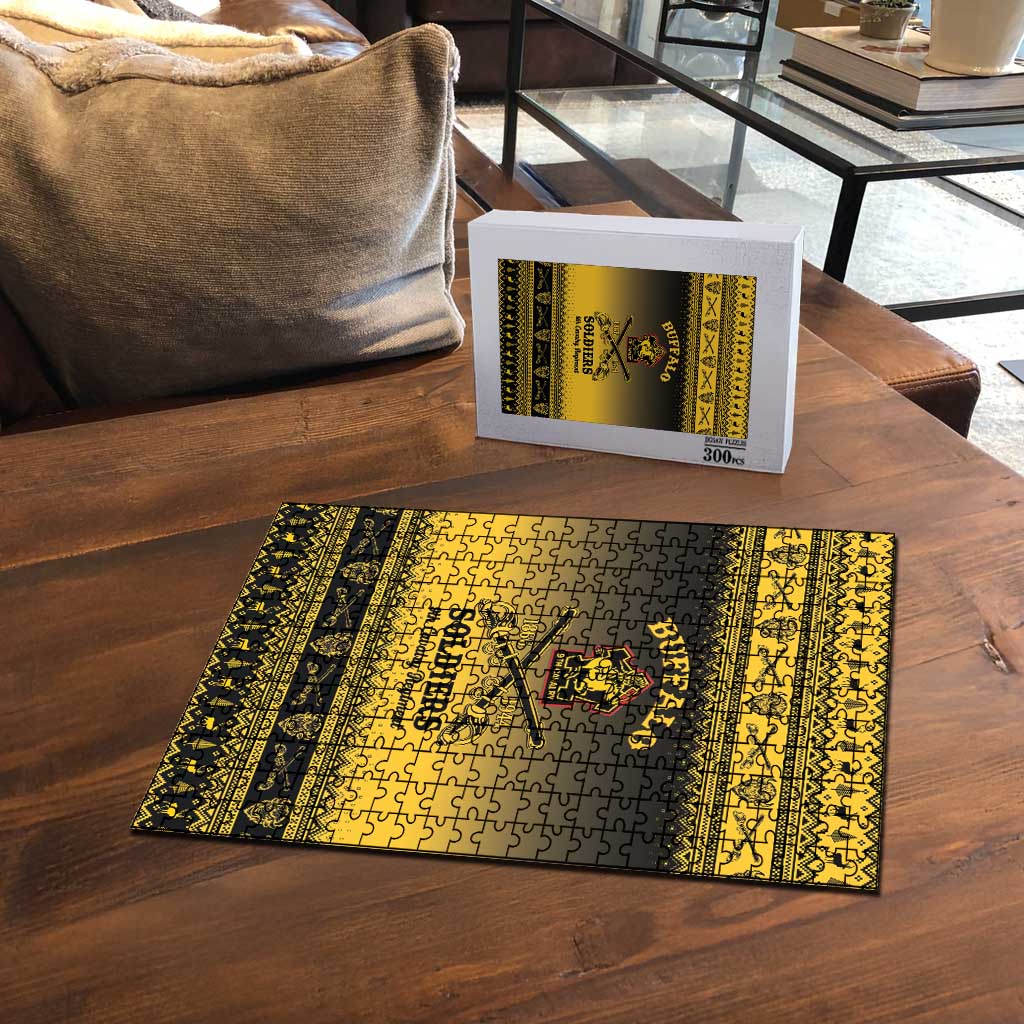 Buffalo Soldiers Christmas Puzzle 9th Cavalry Regiment