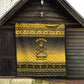 Afro Christmas Buffalo Soldiers Quilt 9th Cavalry Regiment - African Pride