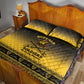 Afro Christmas Buffalo Soldiers Quilt Bed Set 9th Cavalry Regiment - African Pride