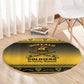 Afro Christmas Buffalo Soldiers Round Carpet 9th Cavalry Regiment - African Pride