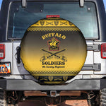 Afro Christmas Buffalo Soldiers Spare Tire Cover 9th Cavalry Regiment - African Pride