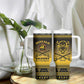 Afro Christmas Buffalo Soldiers Tumbler With Handle 9th Cavalry Regiment - African Pride