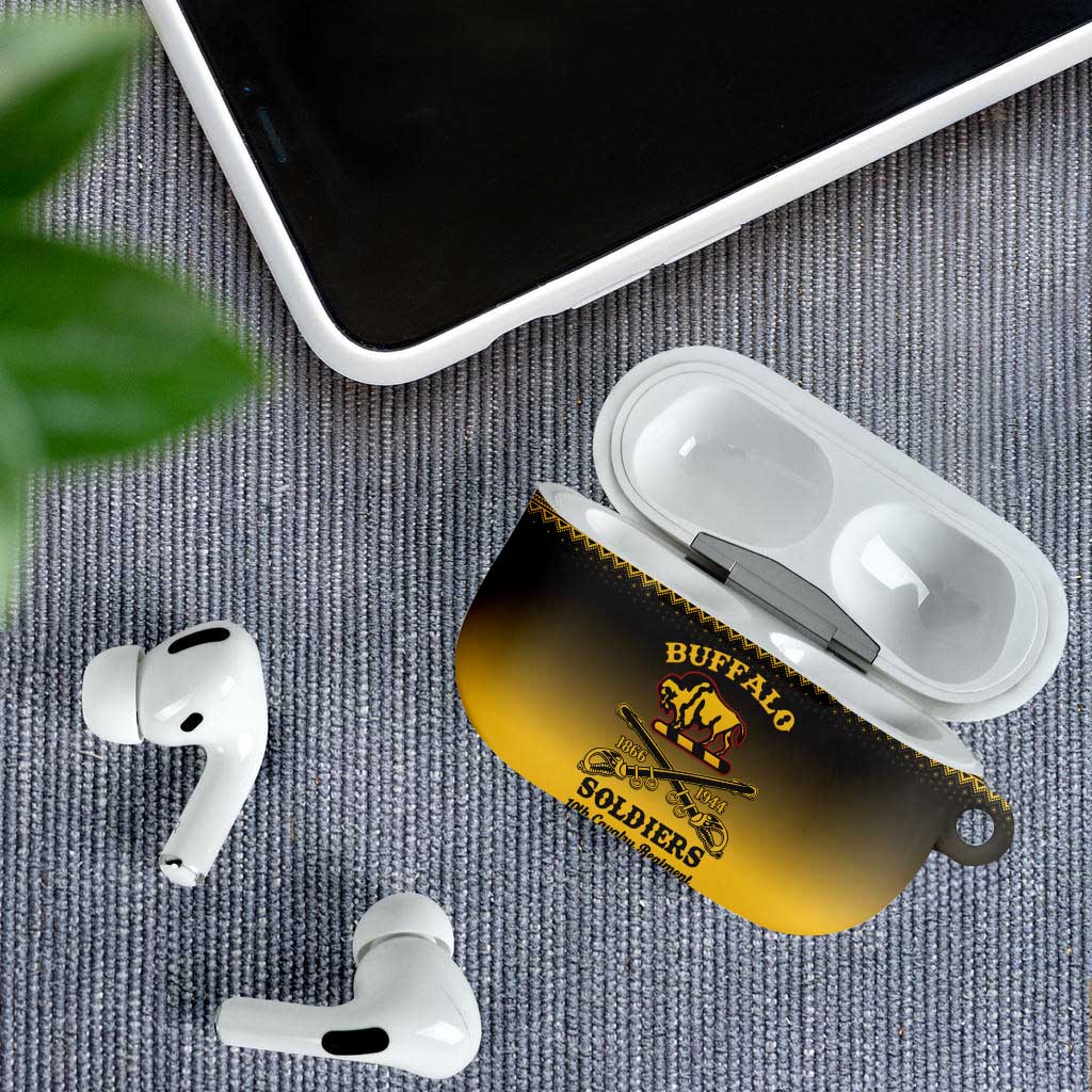 Buffalo Soldiers Christmas AirPods Case 10th Cavalry Regiment