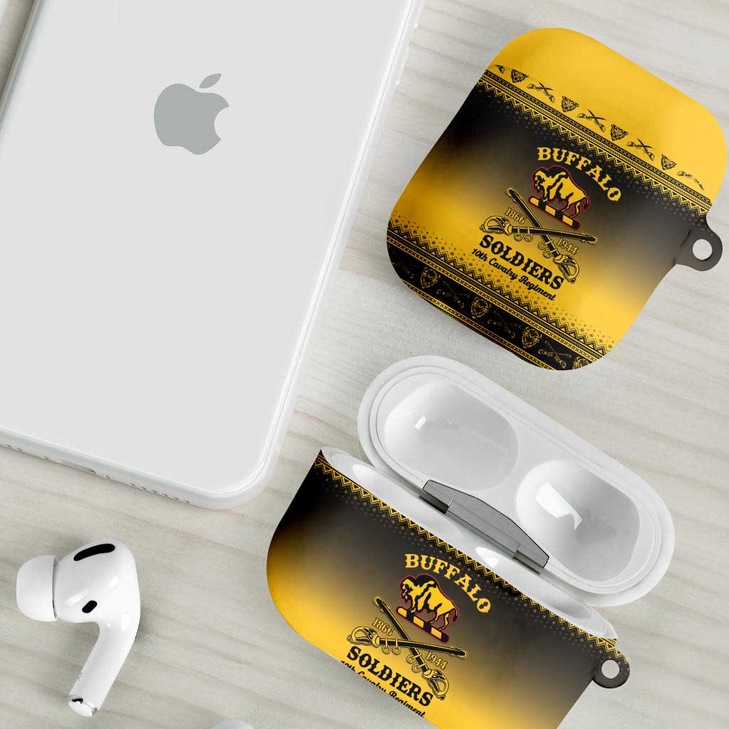 Buffalo Soldiers Christmas AirPods Case 10th Cavalry Regiment