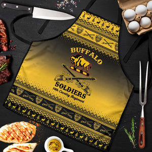 Buffalo Soldiers Christmas Apron 10th Cavalry Regiment