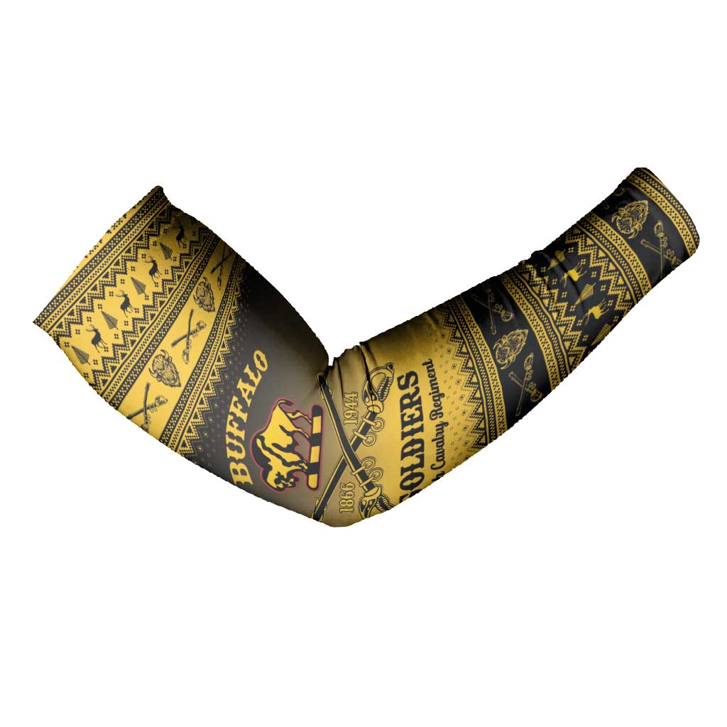 Buffalo Soldiers Christmas Arm Sleeves 10th Cavalry Regiment
