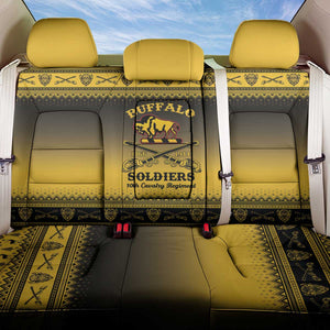 Afro Christmas Buffalo Soldiers Back Car Seat Cover 10th Cavalry Regiment - African Pride