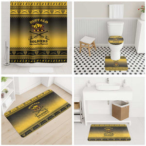 Buffalo Soldiers Christmas Bathroom Set 10th Cavalry Regiment