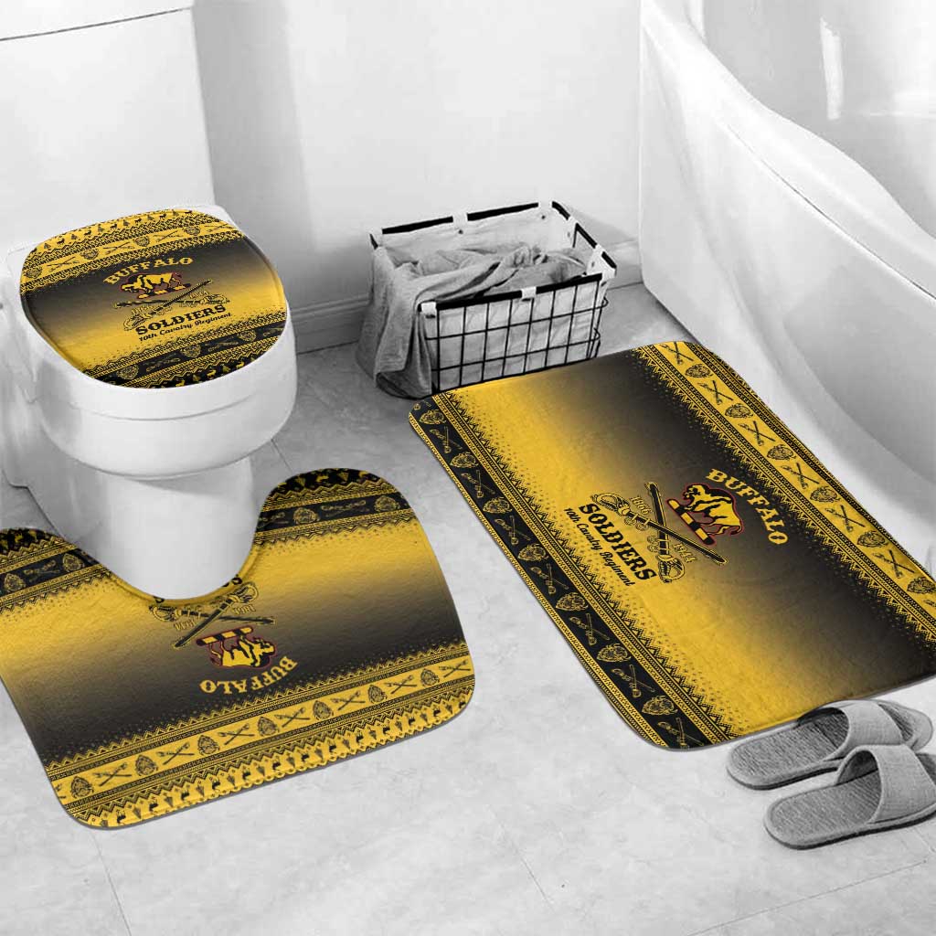 Buffalo Soldiers Christmas Bathroom Set 10th Cavalry Regiment