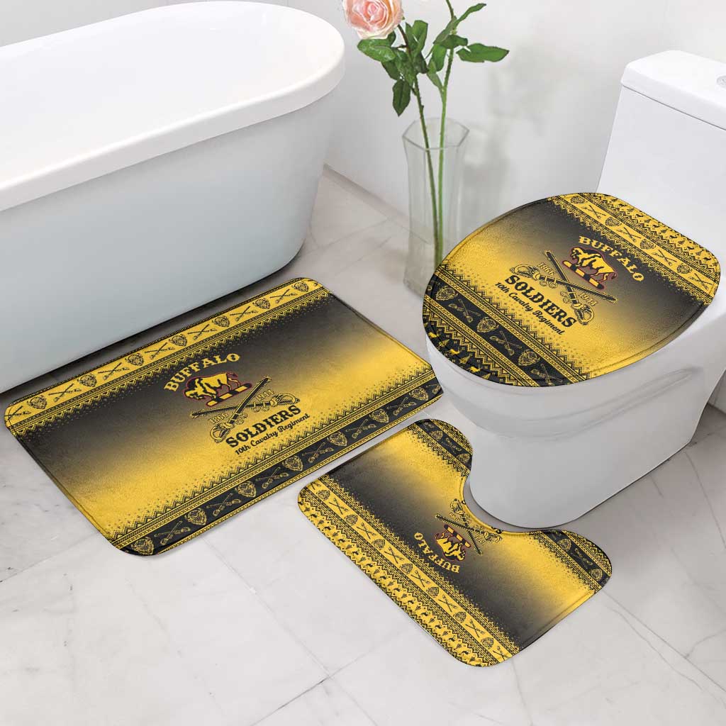 Buffalo Soldiers Christmas Bathroom Set 10th Cavalry Regiment