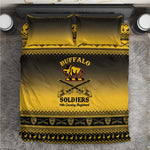 Afro Christmas Buffalo Soldiers Bedding Set 10th Cavalry Regiment - African Pride