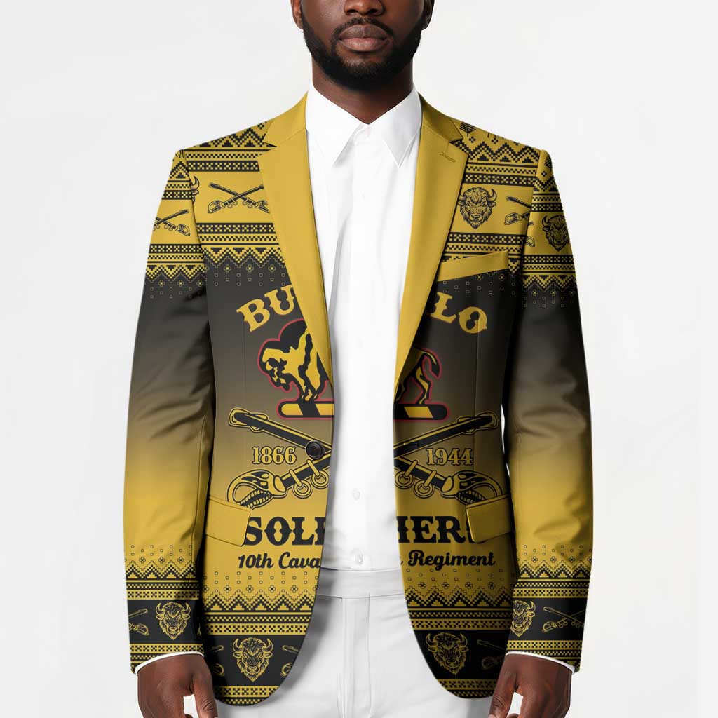 Buffalo Soldiers Christmas Blazer 10th Cavalry Regiment