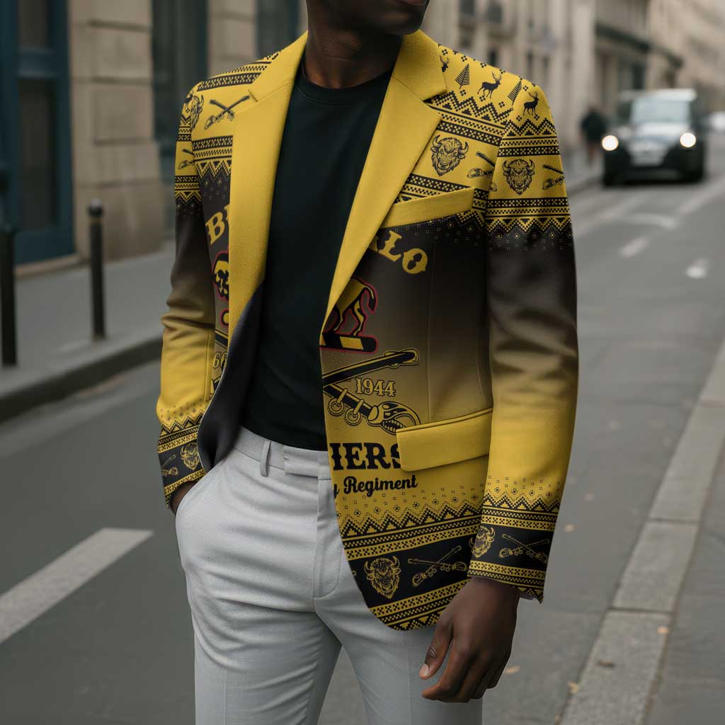 Buffalo Soldiers Christmas Blazer 10th Cavalry Regiment
