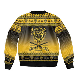 Afro Christmas Buffalo Soldiers Bomber Jacket 10th Cavalry Regiment - African Pride