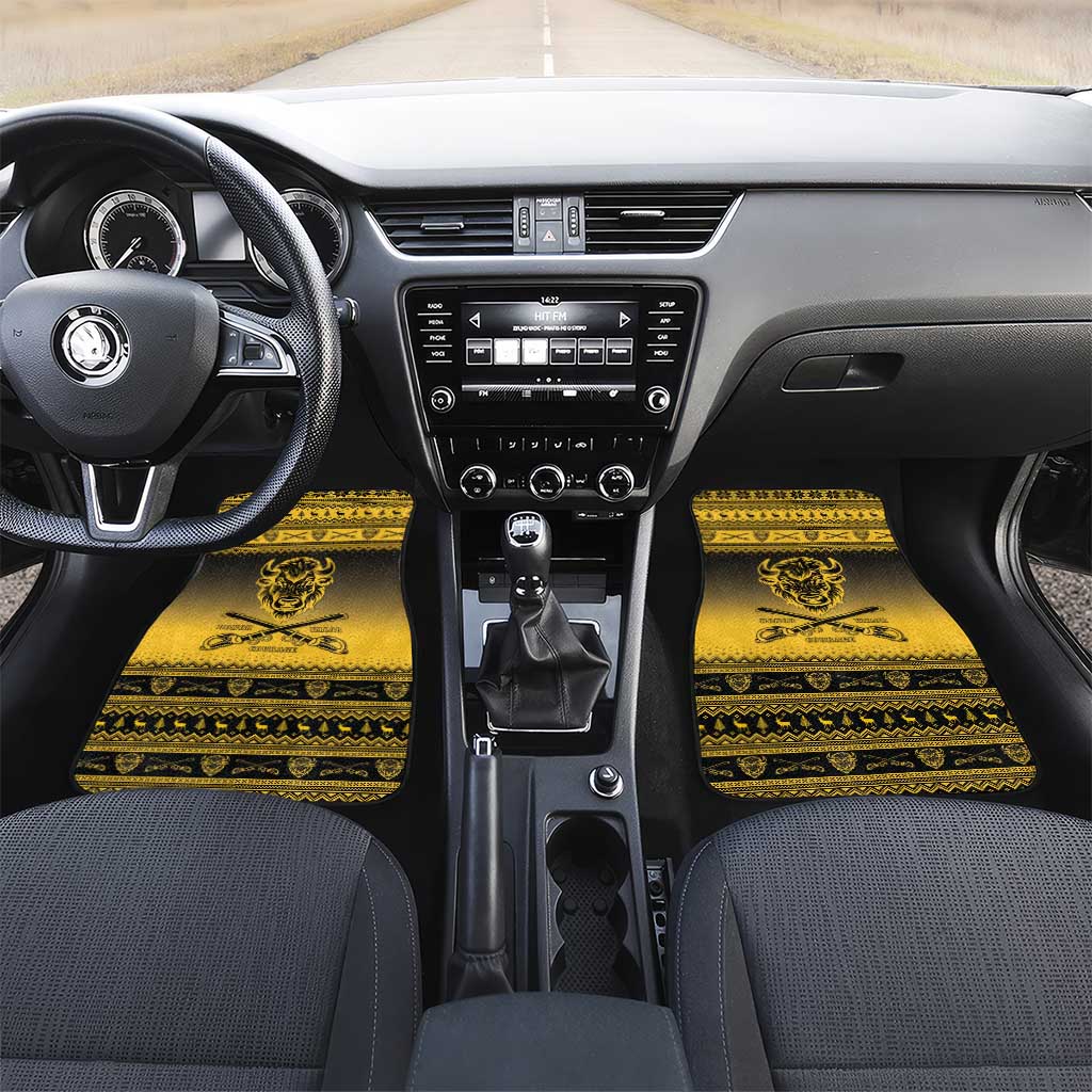 Afro Christmas Buffalo Soldiers Car Mats 10th Cavalry Regiment - African Pride