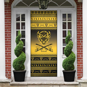 Buffalo Soldiers Christmas Door Cover 10th Cavalry Regiment