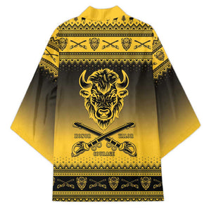 Buffalo Soldiers Christmas Kimono 10th Cavalry Regiment