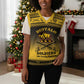 Afro Christmas Buffalo Soldiers Christmas Knitted V-Neck Vest 10th Cavalry Regiment - African Pride