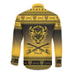 Afro Christmas Buffalo Soldiers Long Sleeve Button Shirt 10th Cavalry Regiment - African Pride
