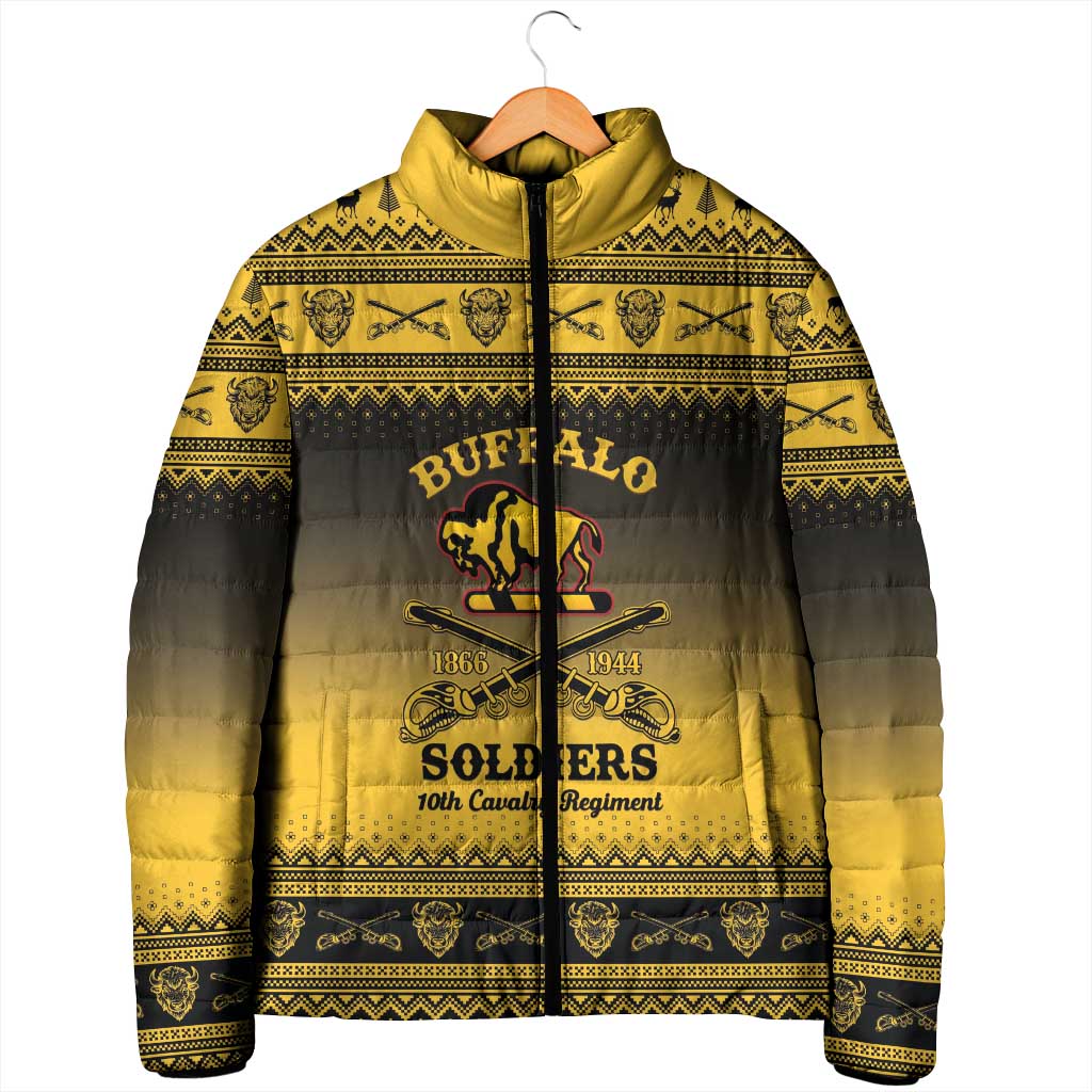 Buffalo Soldiers Christmas Padded Jacket 10th Cavalry Regiment