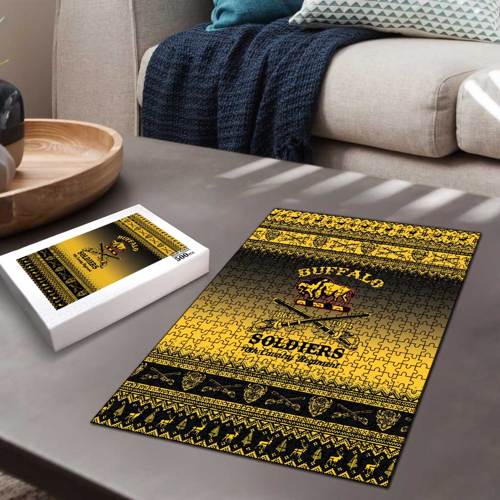 Buffalo Soldiers Christmas Puzzle 10th Cavalry Regiment