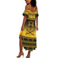 Afro Christmas Buffalo Soldiers Summer Maxi Dress 10th Cavalry Regiment - African Pride