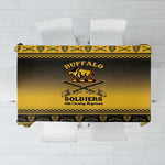 Afro Christmas Buffalo Soldiers Tablecloth 10th Cavalry Regiment - African Pride