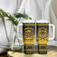 Afro Christmas Buffalo Soldiers Tumbler With Handle 10th Cavalry Regiment - African Pride