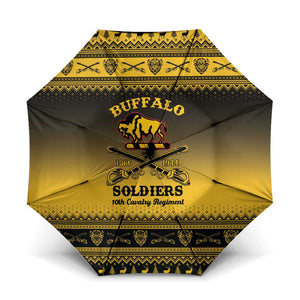 Buffalo Soldiers Christmas Umbrella 10th Cavalry Regiment
