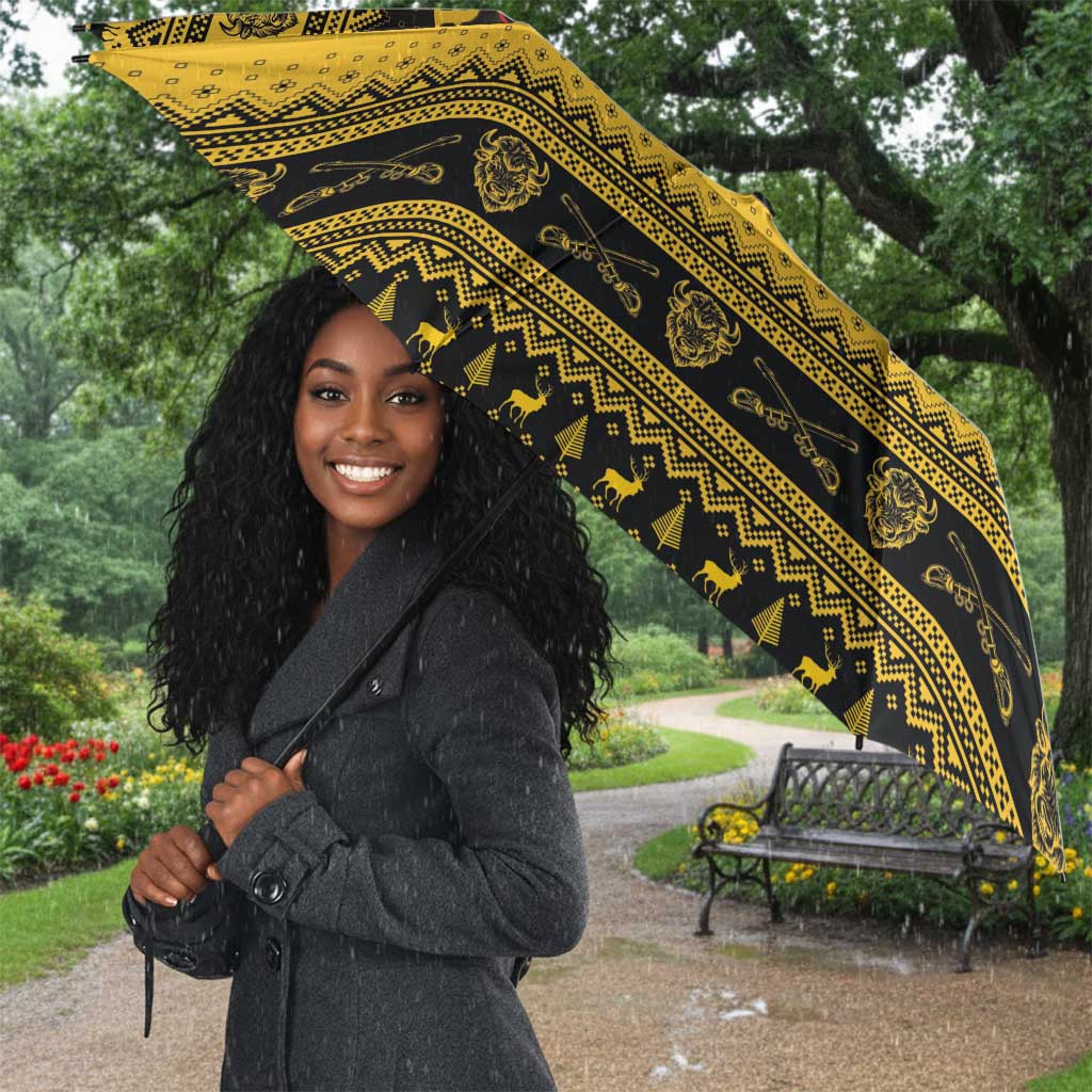 Buffalo Soldiers Christmas Umbrella 10th Cavalry Regiment