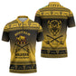 Buffalo Soldiers Christmas Zipper Polo Shirt 10th Cavalry Regiment