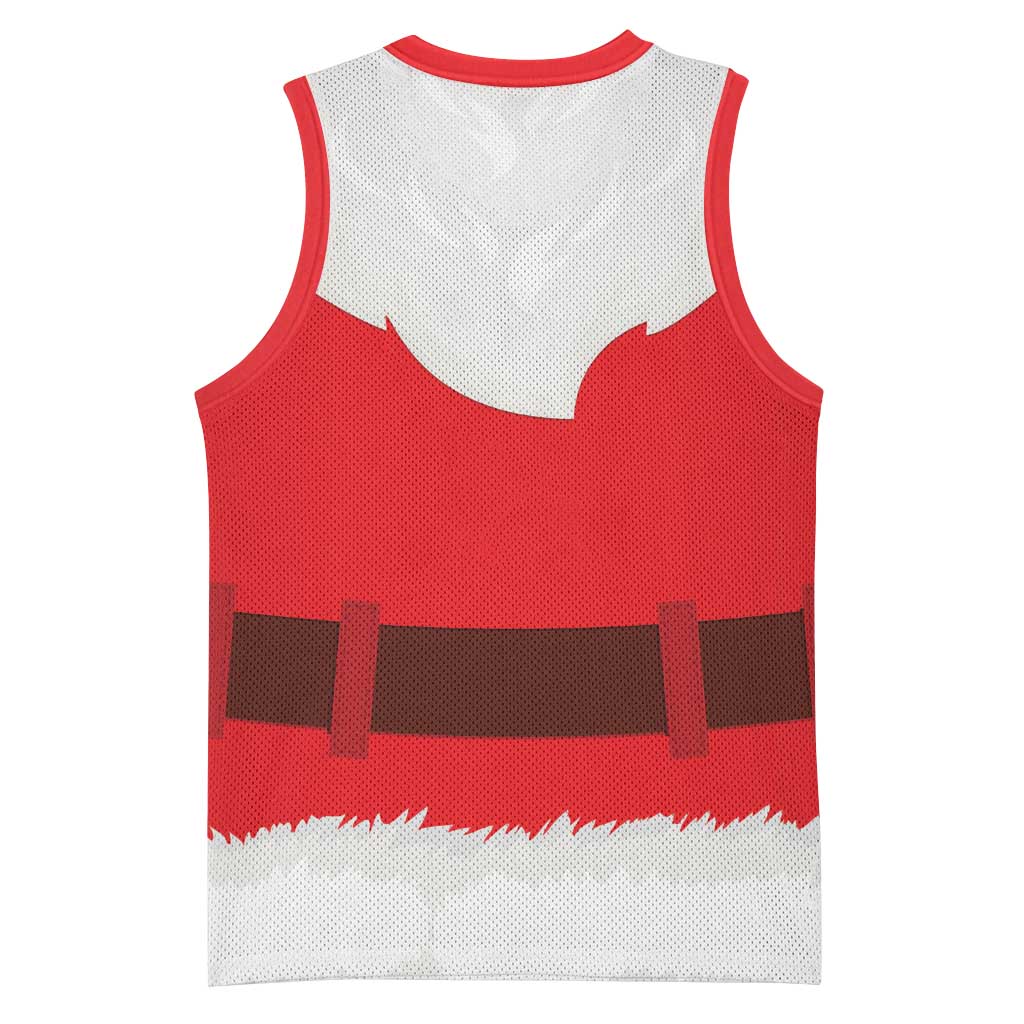 Black Santa Costume Basketball Jersey Christmas Holiday Cosplay LT15