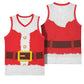 Black Santa Costume Basketball Jersey Christmas Holiday Cosplay LT15