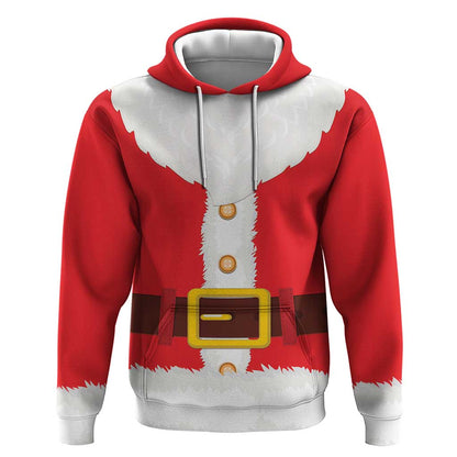 Black Santa Costume Hoodie Christmas Holiday Cosplay - African Pride