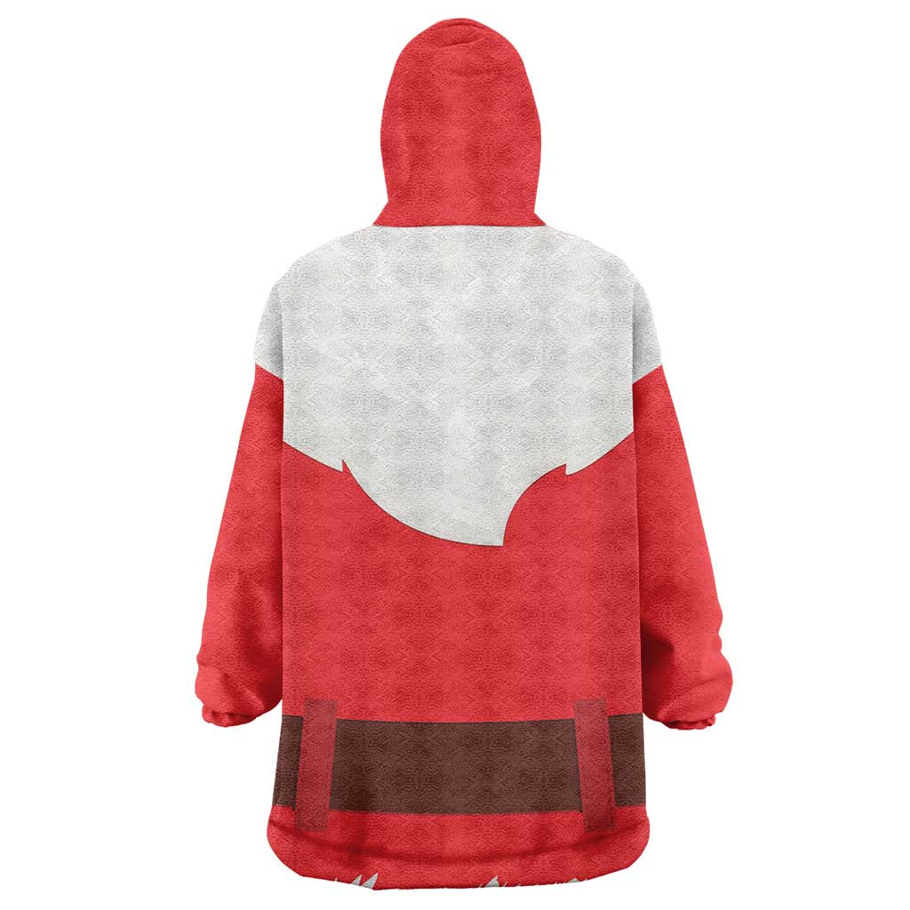 Black Santa Costume Wearable Blanket Hoodie Christmas Holiday Cosplay - African Pride