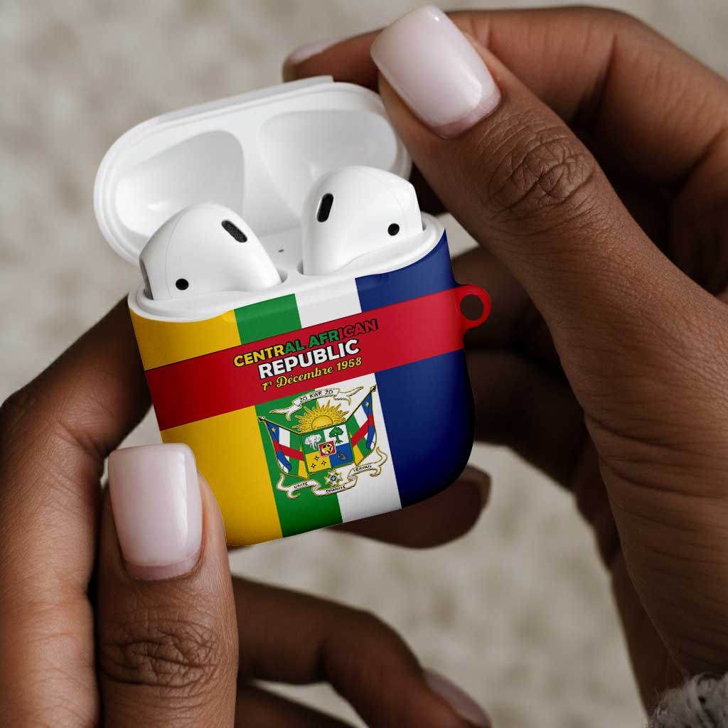 Central African Republic AirPods Case Happy Republic Day
