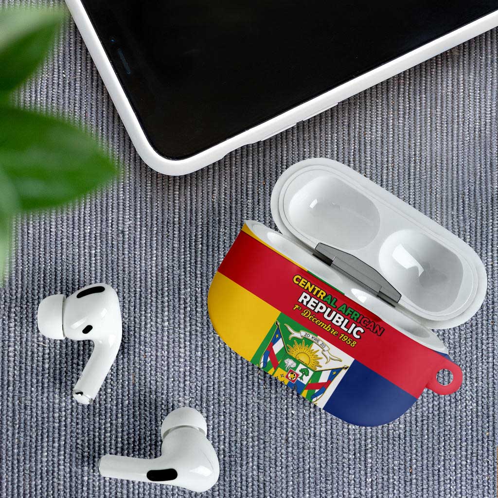 Central African Republic AirPods Case Happy Republic Day