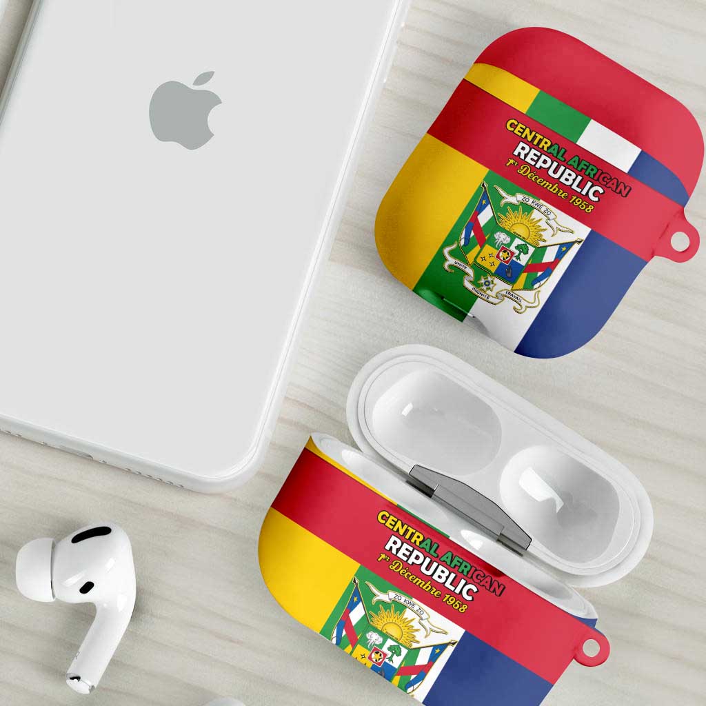 Central African Republic AirPods Case Happy Republic Day